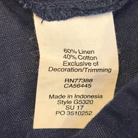 J Crew sleeveless cotton/ linen blend floral embroidered blouse in size 6! 🌷 - Picture 8 of 10